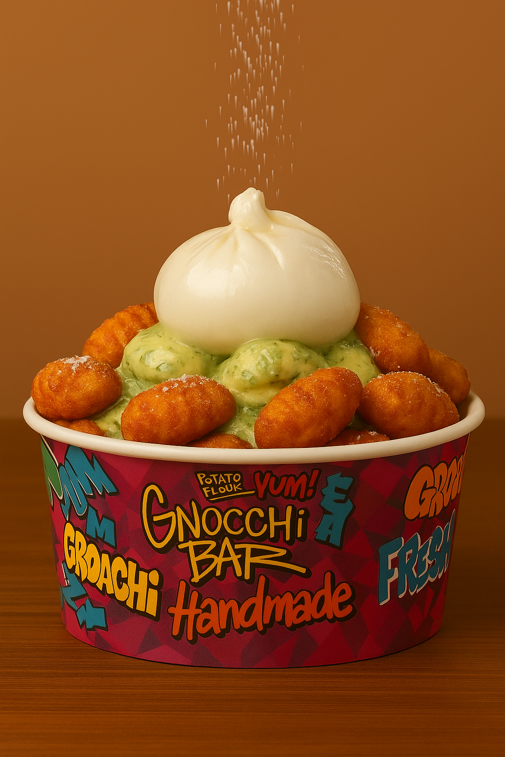 Pest & Burrata Gnocchi